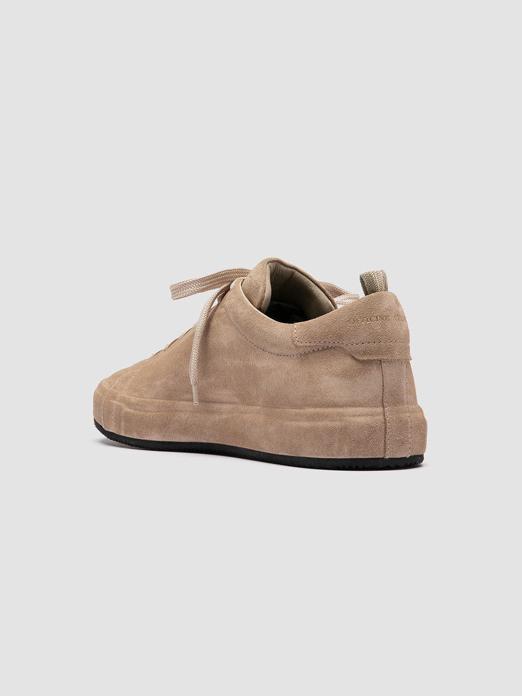 ESSENCE 001 - Beige Suede Low Top Sneakers