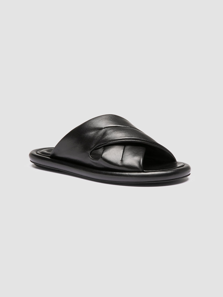 ESTENS 108 - Black Leather Slide