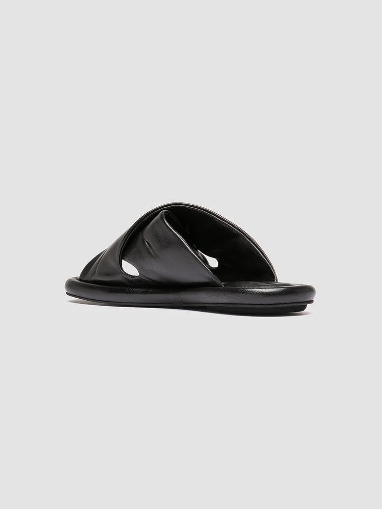 ESTENS 108 - Black Leather Slide
