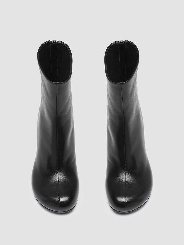 ETHEL 004 Guanteria Nero - Black Nappa leather Ankle Boots Women Officine Creative - 2