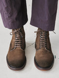 HOPKINS FLEXI 203 - Taupe Suede Lace-up Boots - 5