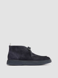 FRAME 002 - Navy Suede Chukka Boots - 0