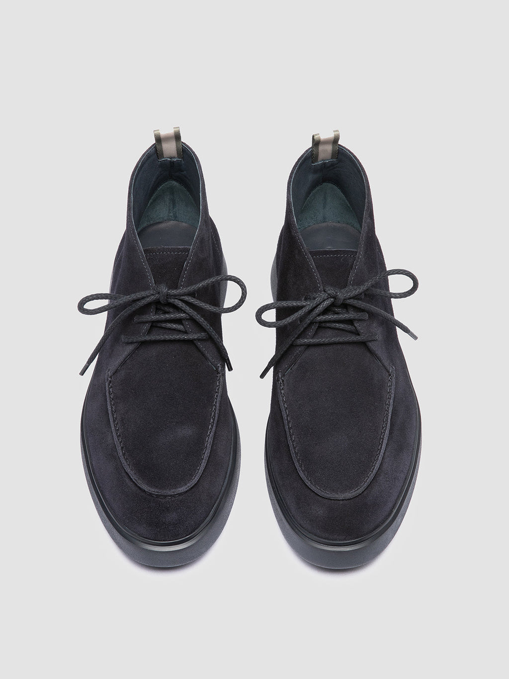 FRAME 002 - Navy Suede Chukka Boots - 1