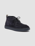 FRAME 002 - Navy Suede Chukka Boots - 2
