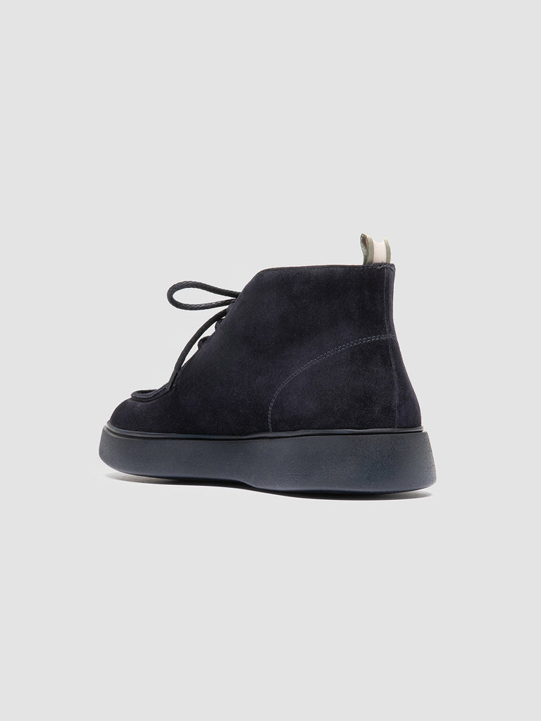 FRAME 002 - Navy Suede Chukka Boots