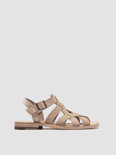 【関税込み】OFFICINE CREATIVE \"Sands 105\" sandals Womens Ivory Suede Slide Sandals: SANDS 105 – Officine Creative