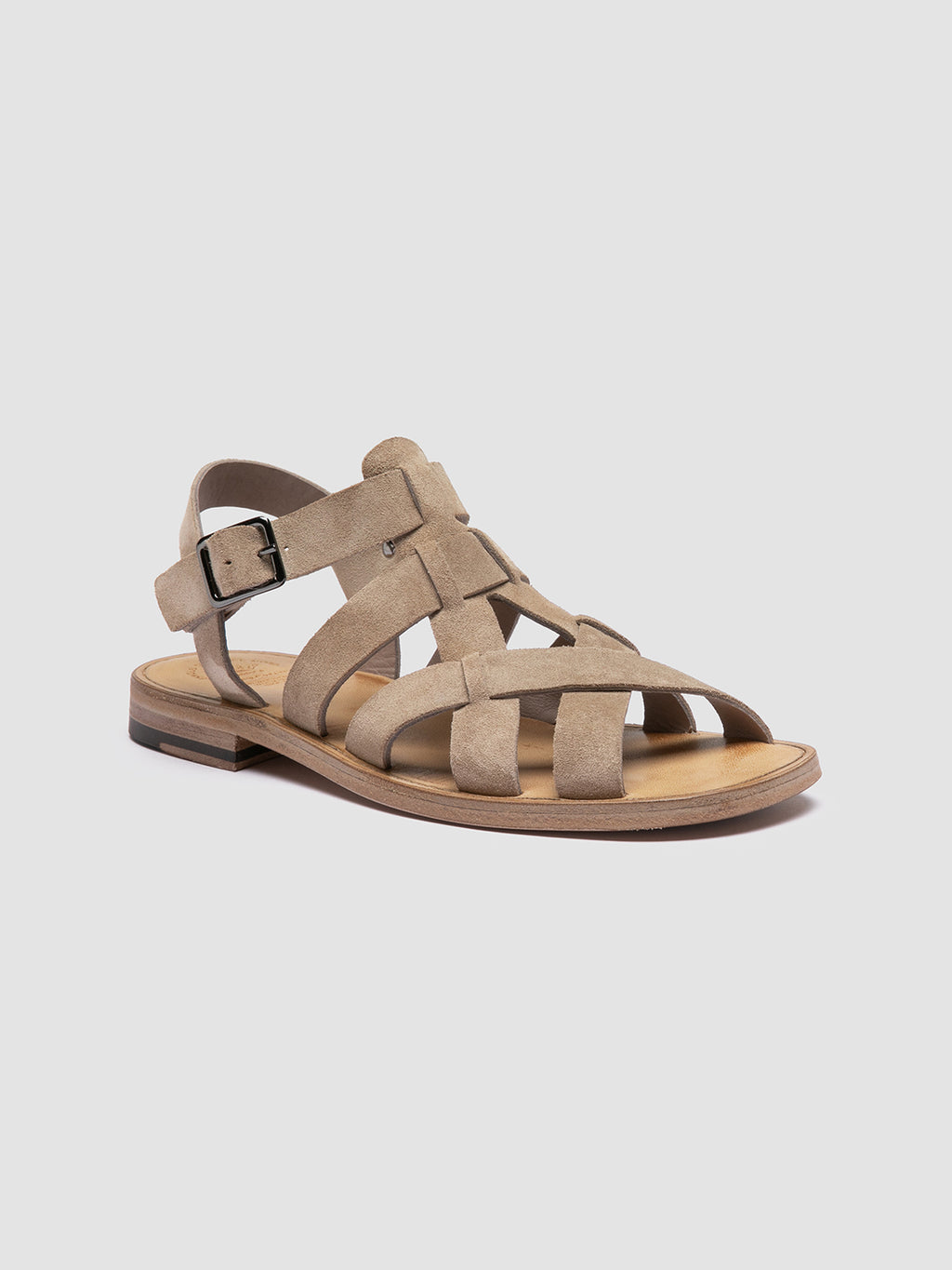 GANEMA 105 - Taupe Suede Sandals