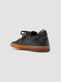 GINNASIO 001 - Black Leather Sneakers - thumb image 4,side view