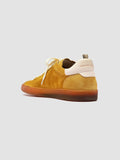GINNASIO 001 - Yellow Leather and Suede Sneakers - thumb image 4,side view