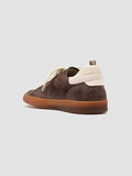 GINNASIO 001 - Brown Leather and Suede Sneakers - thumb image 4,side view