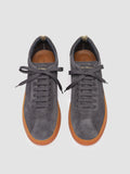GINNASIO 001 - Blue Suede Sneakers - thumb image 2,side view