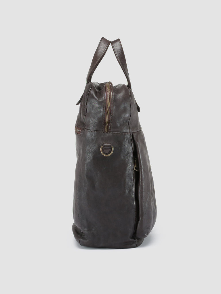 HELMET 041 Truffle - Burgundy Leather Tote Bag Officine Creative - 3