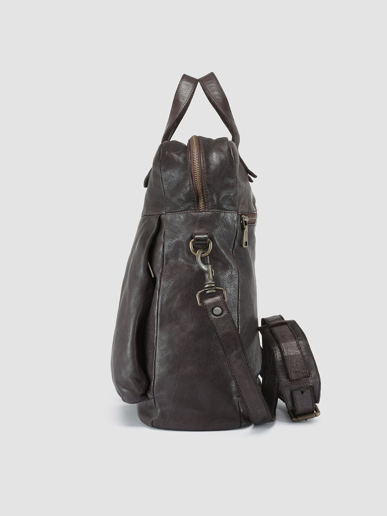 HELMET 041 Truffle - Burgundy Leather Tote Bag Officine Creative - 5