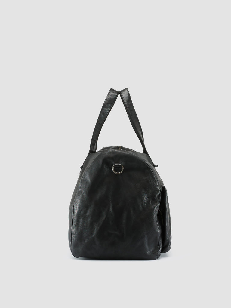 HELMET 043 Nero - Black Leather Weekend Bag Officine Creative - 3