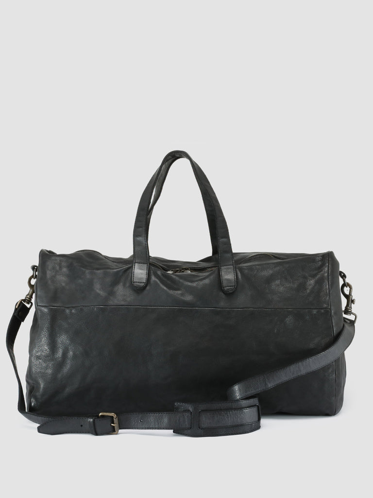 HELMET 043 Nero - Black Leather Weekend Bag Officine Creative - 4