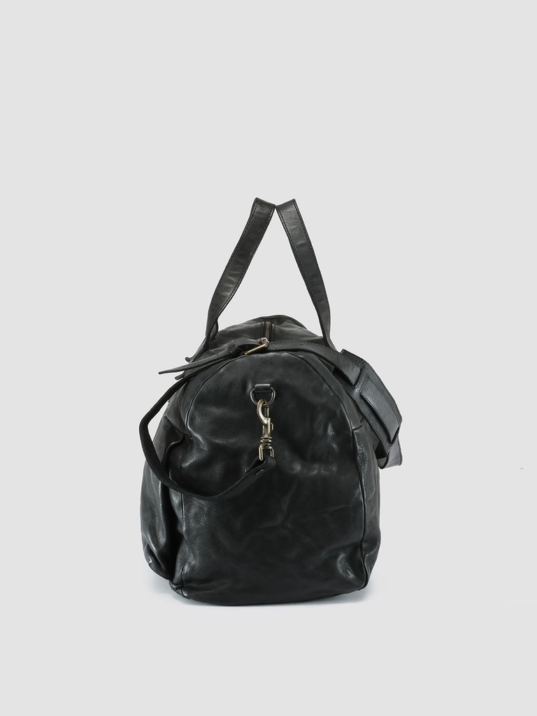 HELMET 043 Nero - Black Leather Weekend Bag Officine Creative - 5