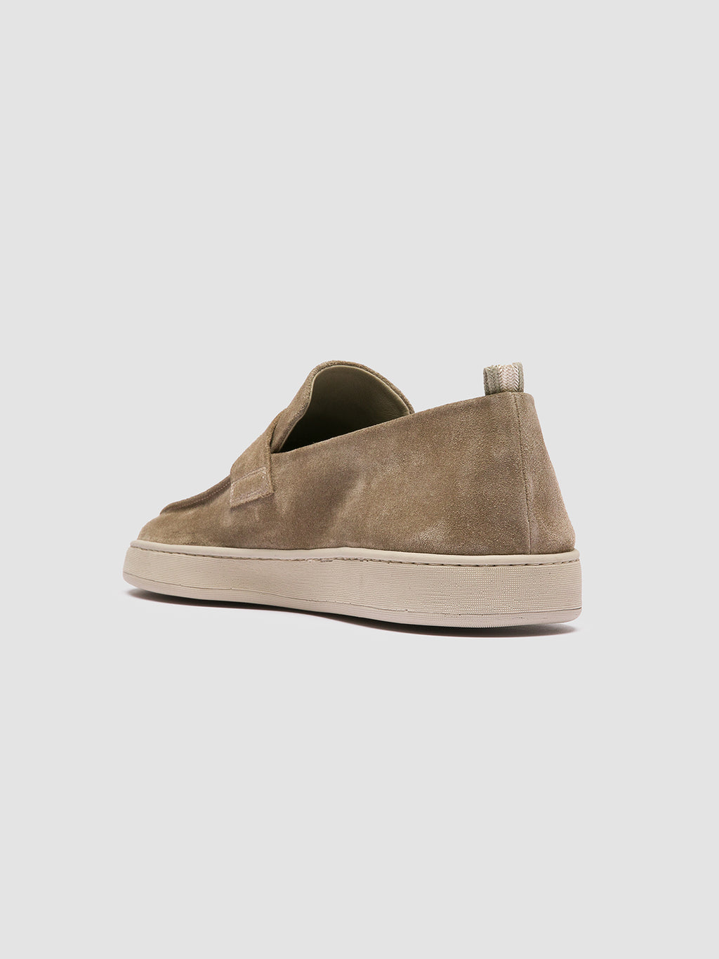 HERBIE 001 - Taupe Suede Penny Loafers