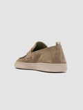 HERBIE 001 - Taupe Suede Penny Loafers