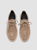 HERBIE 012 - Beige Suede Derby Shoes