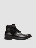 HIVE 005 - Dark Grey Leather Zipped Boots - 0