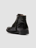 HIVE 005 - Dark Grey Leather Zipped Boots - 3