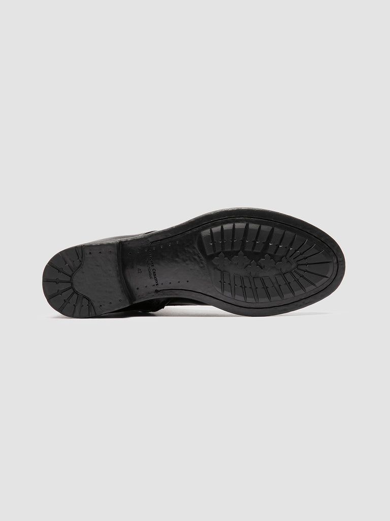 HIVE 005 - Dark Grey Leather Zipped Boots