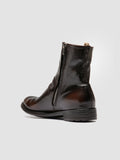 HIVE 010 - Brown Leather Zipped Boots - 3