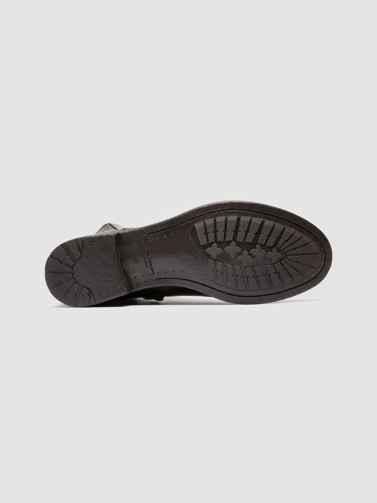 HIVE 010 - Brown Leather Zipped Boots