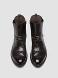 HIVE 036 - Dark Brown Leather Ankle Boots - 1