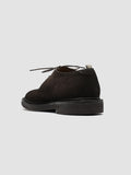 HOPKINS CREPE 110 Chocolate - Brown Suede Derby Shoes Men Officine Creative - 4