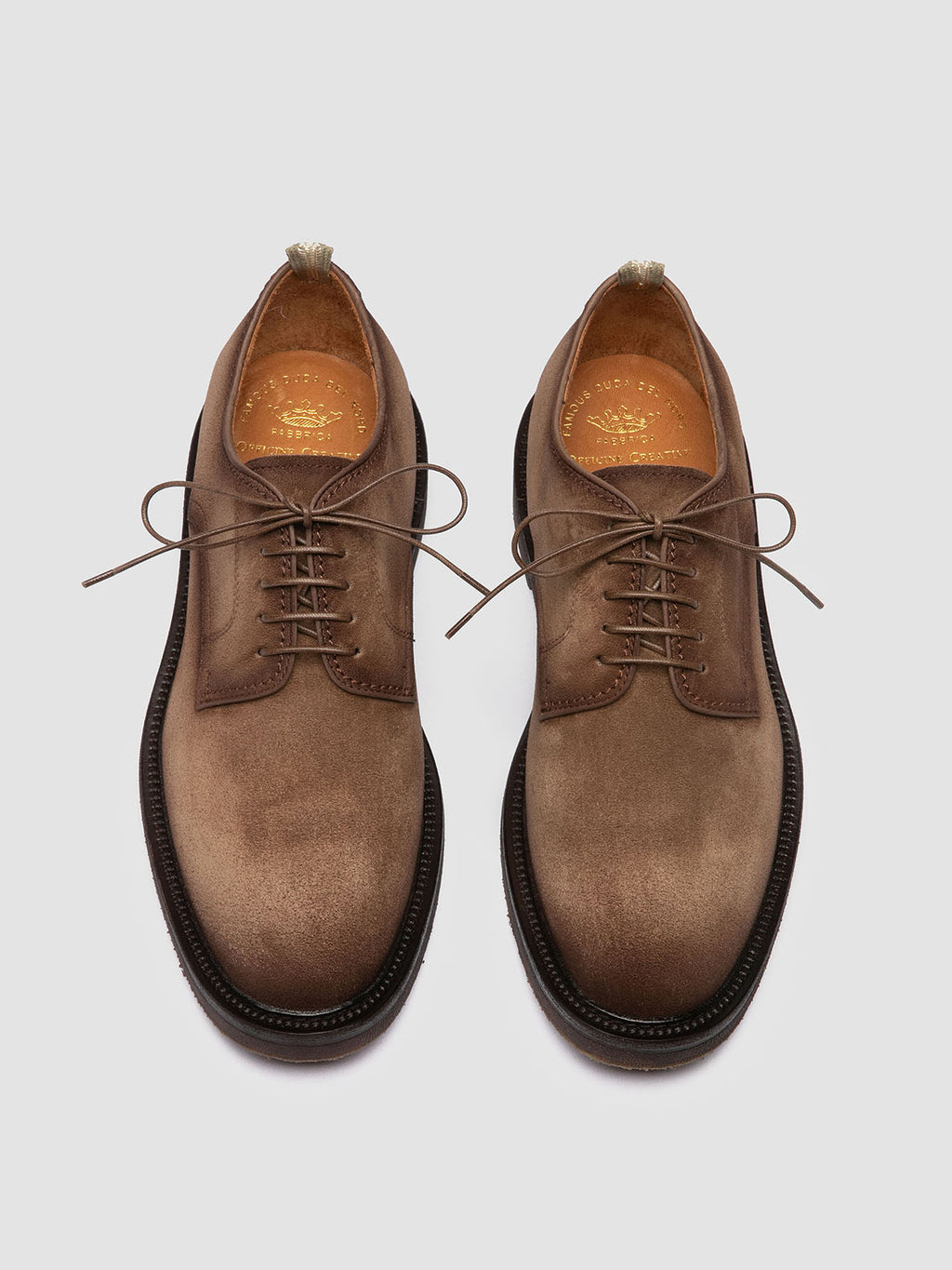 HOPKINS FLEXI 208 - Brown Suede Oxford Shoes - 1