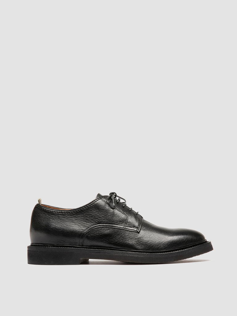 HOPKINS FLEXI 208 - Black Leather Oxford Shoes