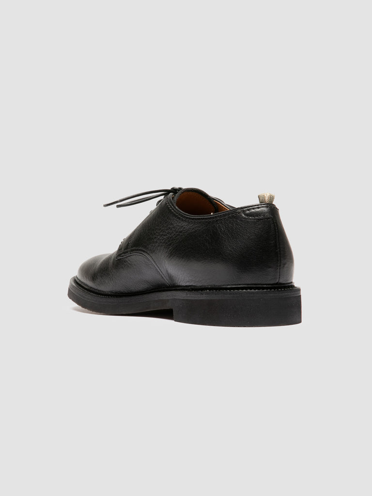 HOPKINS FLEXI 208 - Black Leather Oxford Shoes