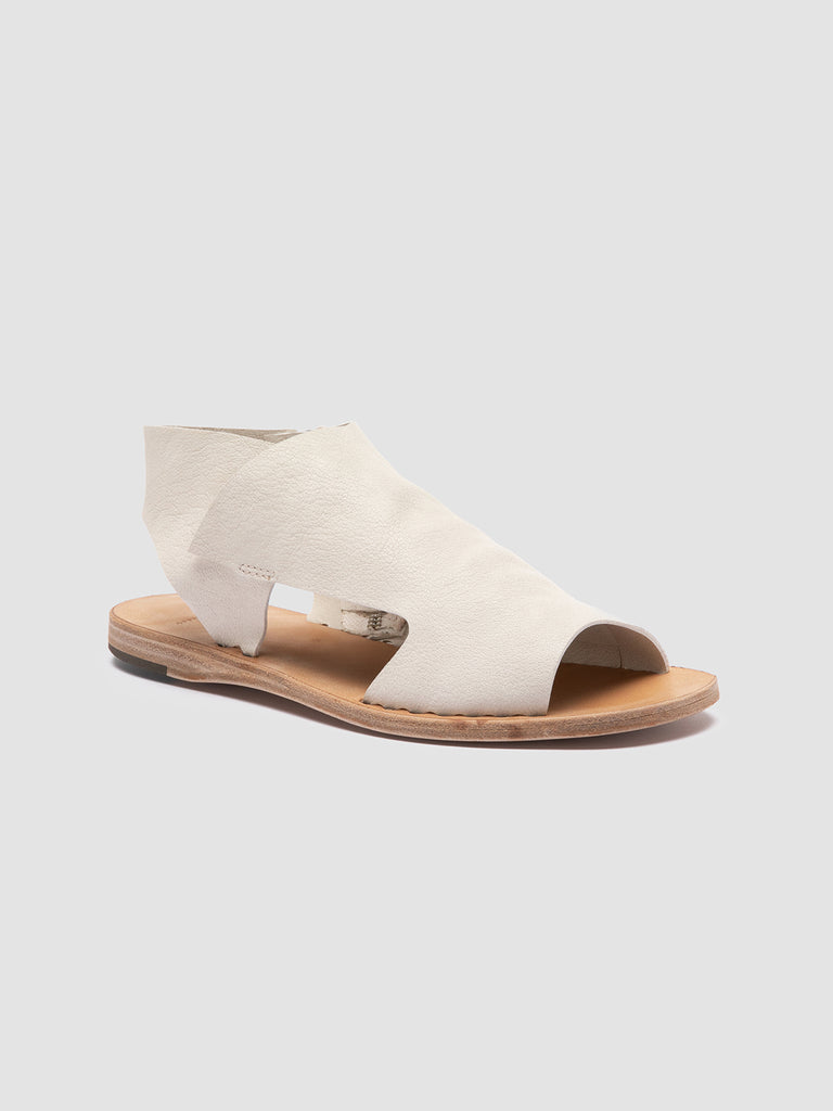ITACA 033 Nebbia - White Leather sandals Women Officine Creative - 3