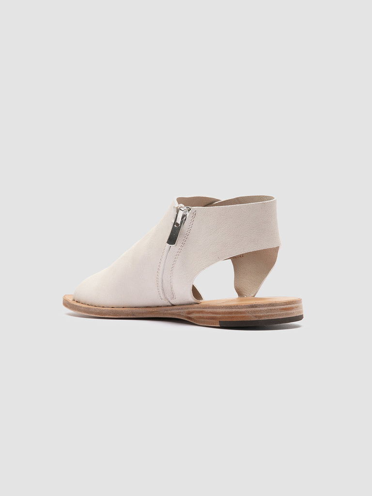 ITACA 033 Nebbia - White Leather sandals Women Officine Creative - 4