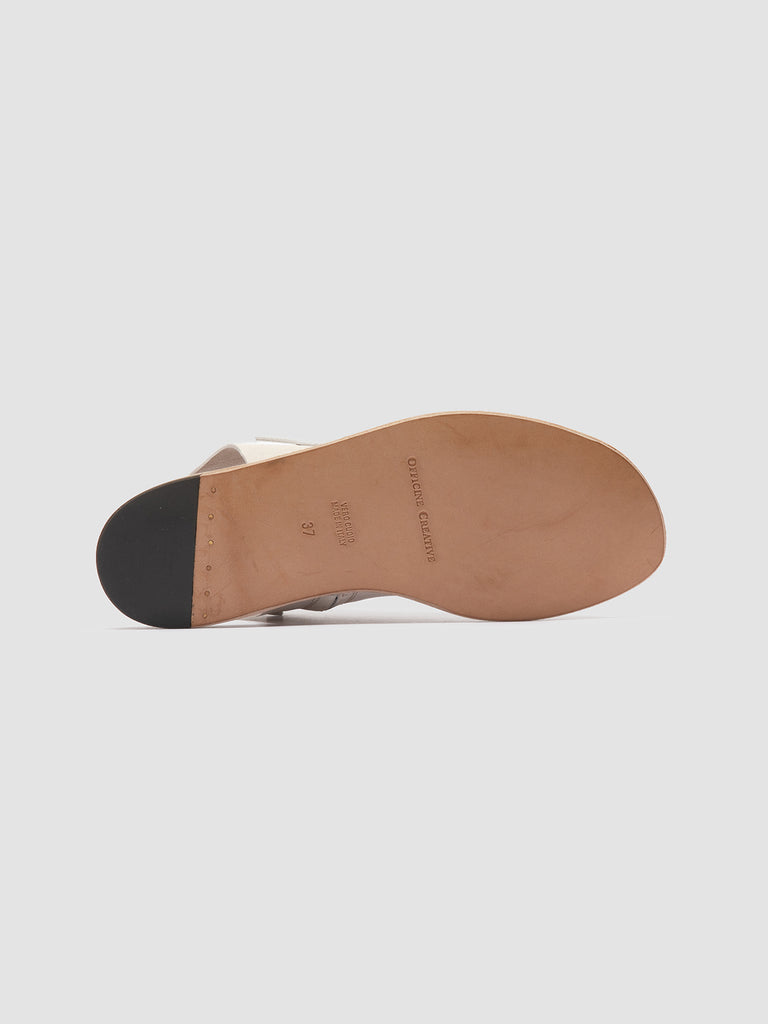 ITACA 033 Nebbia - White Leather sandals Women Officine Creative - 5