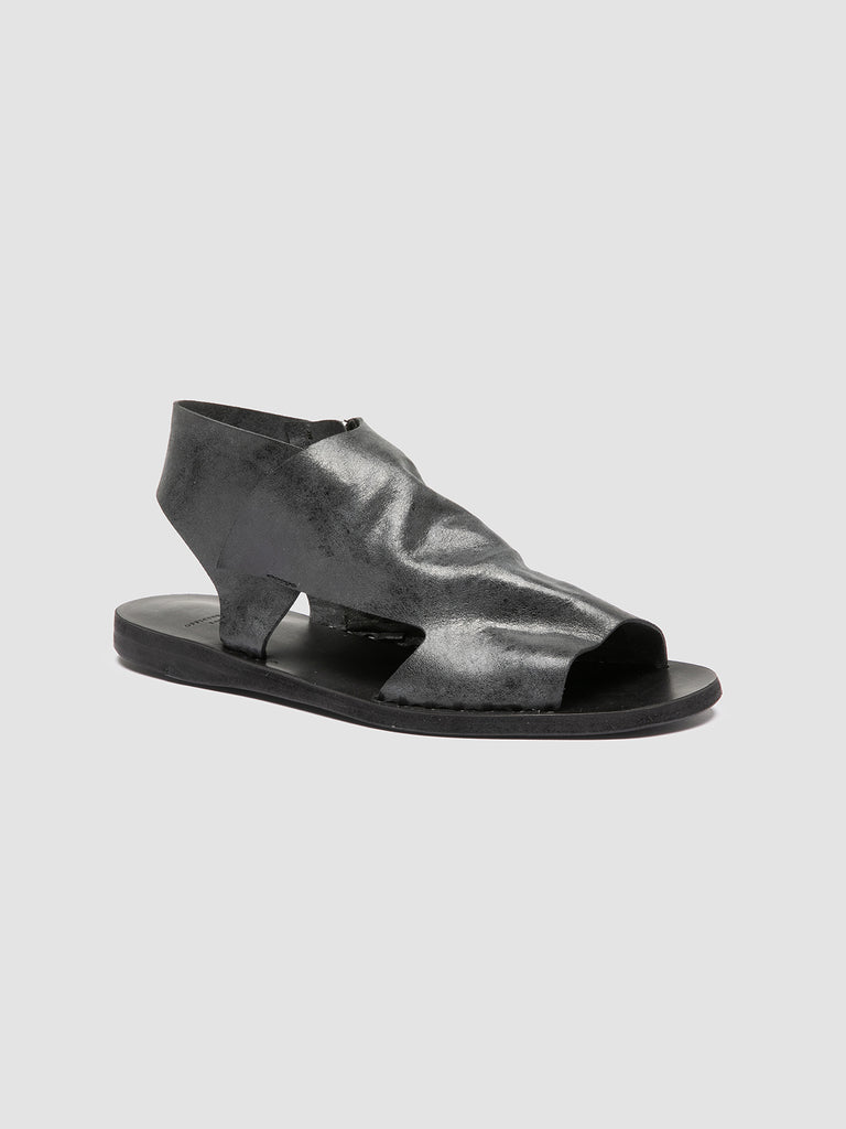 ITACA 033 - Black Leather Sandals