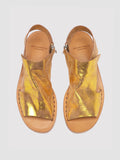 ITACA 033 - Gold Leather Sandals