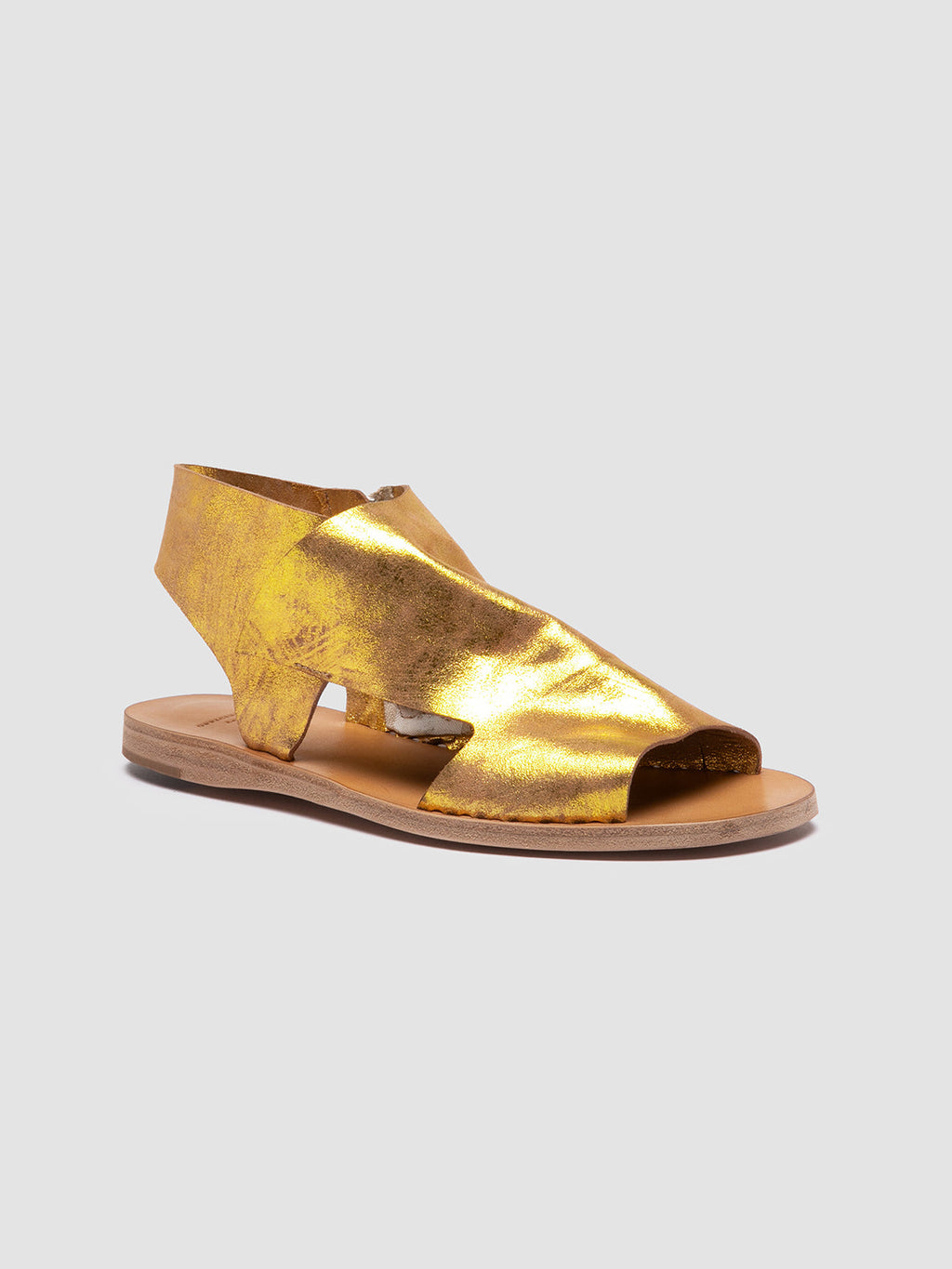 ITACA 033 - Gold Leather Sandals