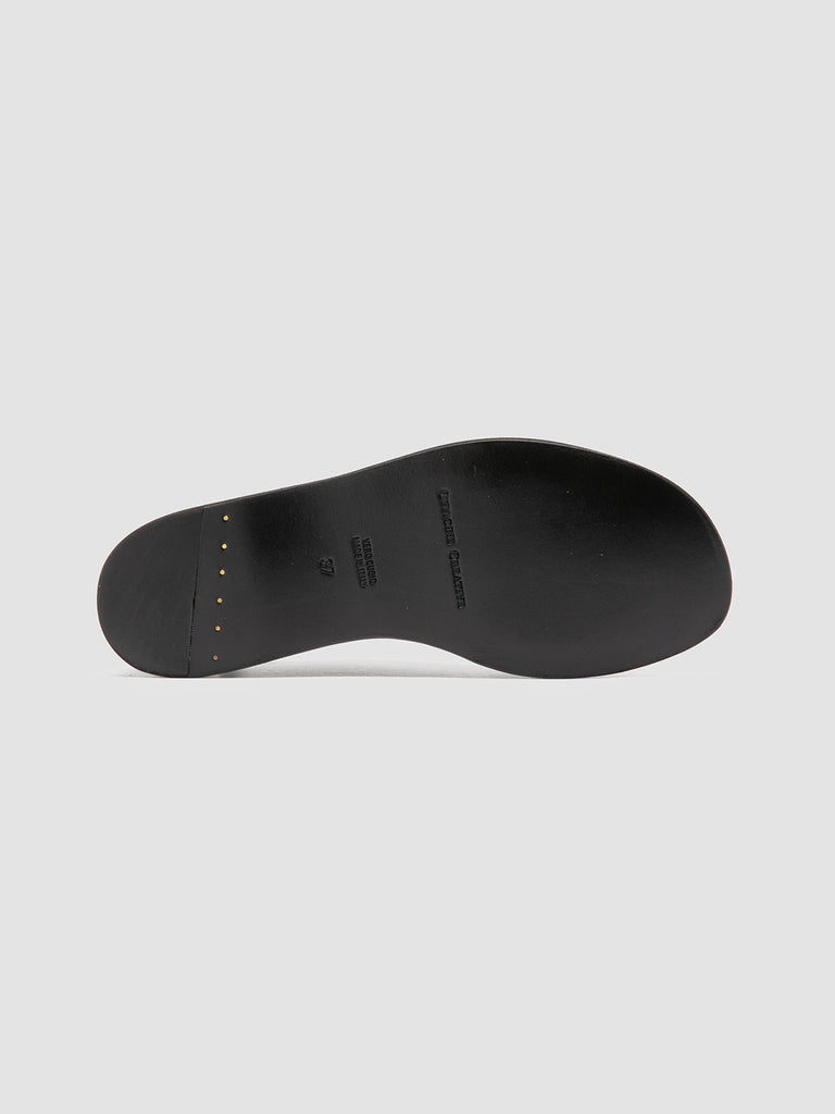 ITACA 046 - Black Leather Peep Toe Shoes Women Officine Creative - 5