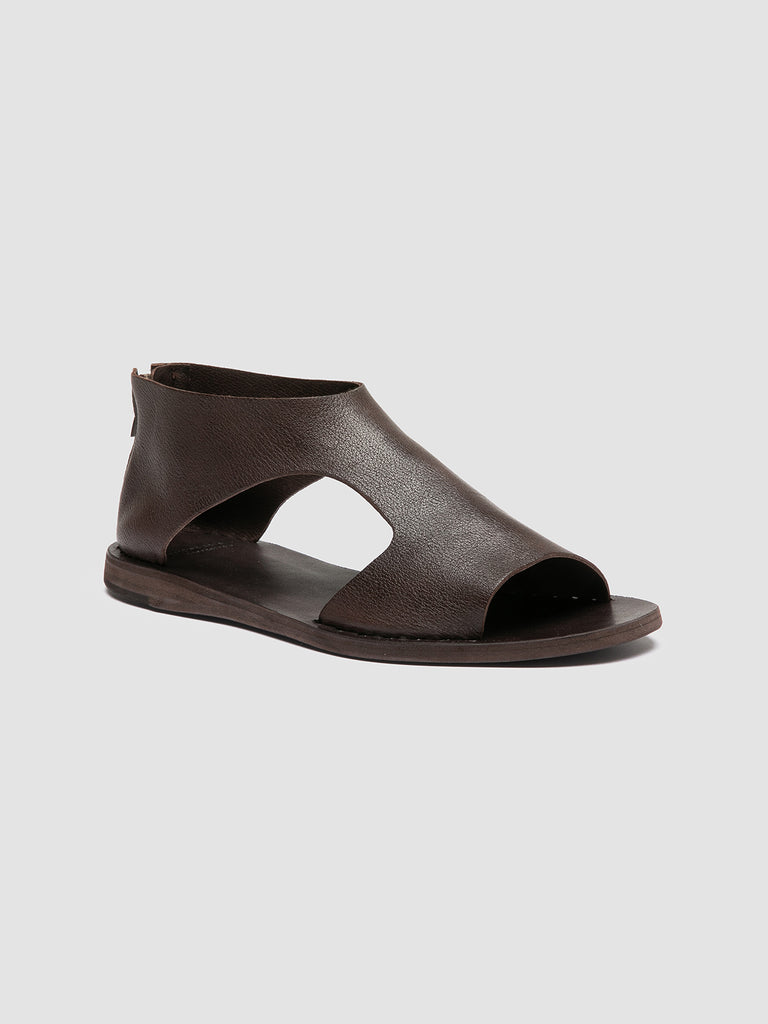 ITACA 047 - Dark Brown Leather Sandals