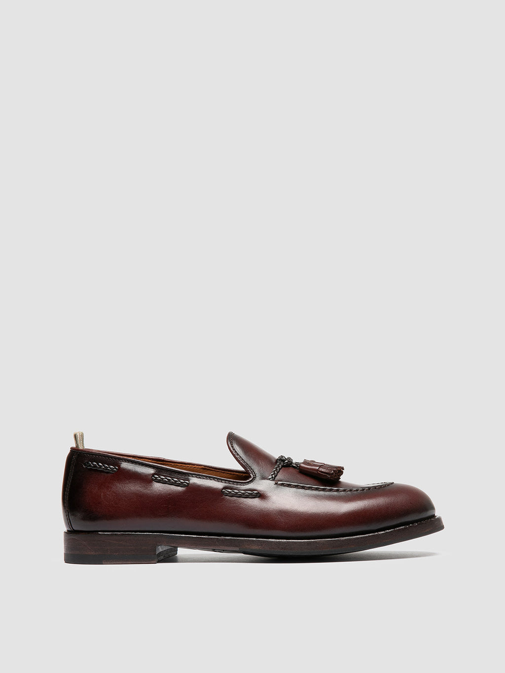 IVIES 002 - Dark Brown Leather Tassel Loafers - 0