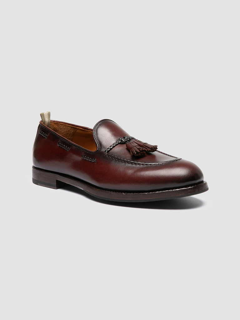 IVIES 002 - Dark Brown Leather Tassel Loafers