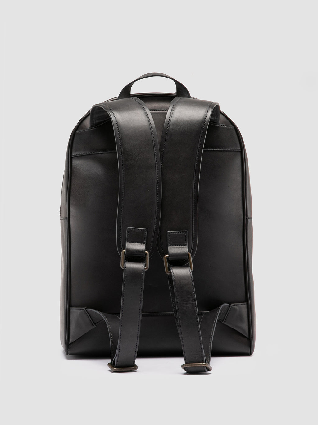 JEROME 004 - Gray Leather Backpack