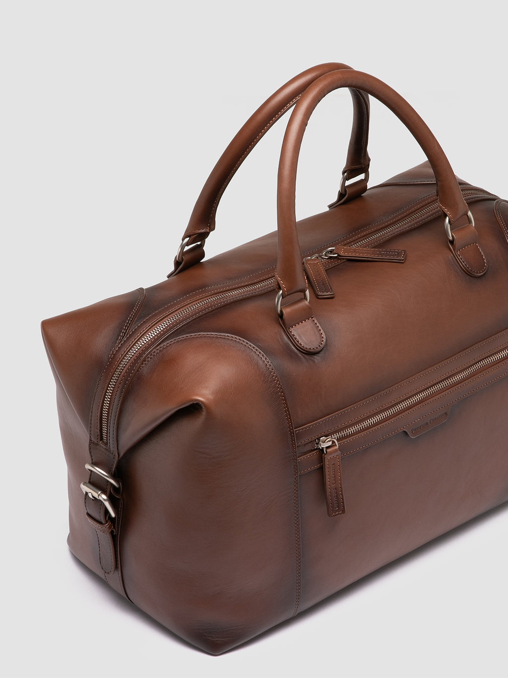 JULES 002 Bruno - Brown Leather Weekender