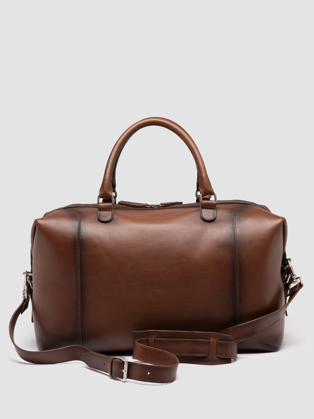 JULES 002 Bruno - Brown Leather Weekender