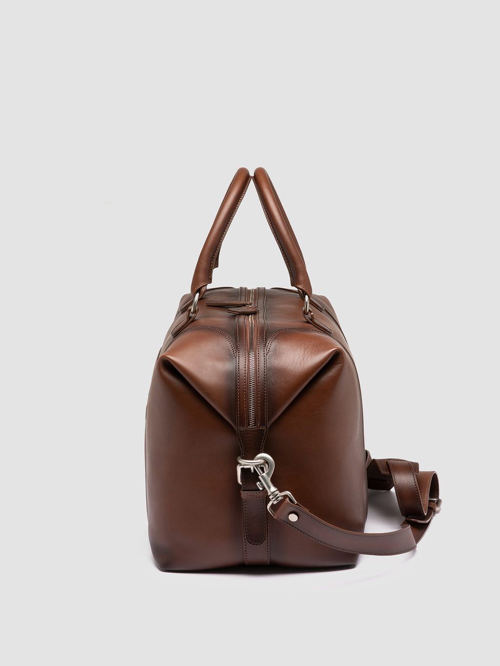 JULES 002 Bruno - Brown Leather Weekender