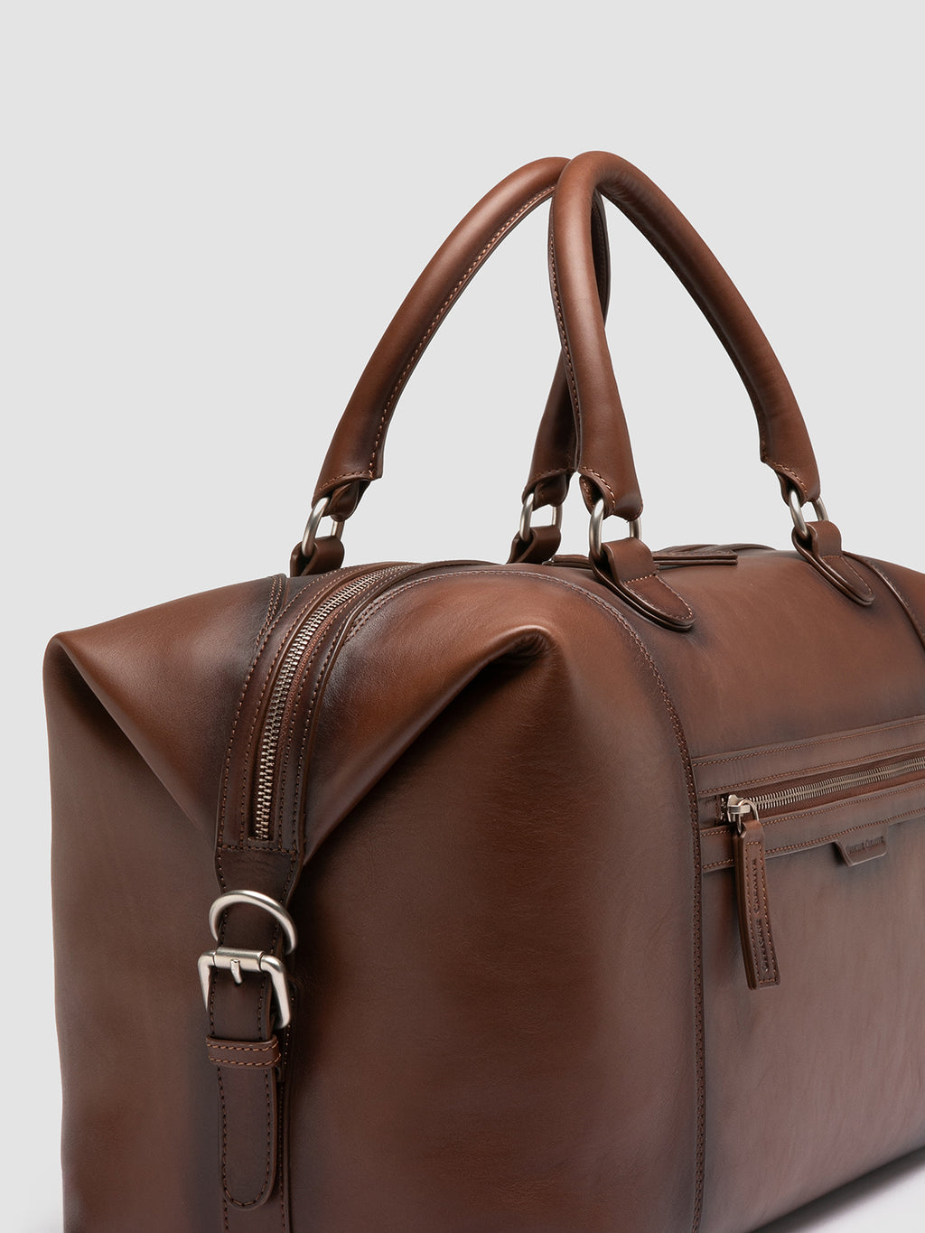 JULES 002 Bruno - Brown Leather Weekender