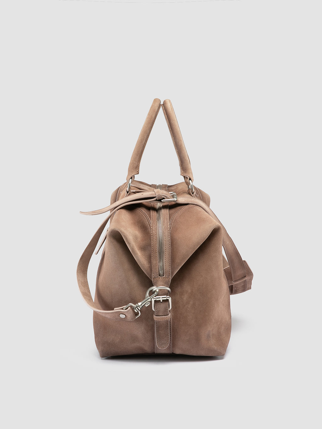 JULES 002 - Taupe Suede Weekender