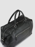 JULES 002 Nero - Black Leather Weekender Men Officine Creative - 2